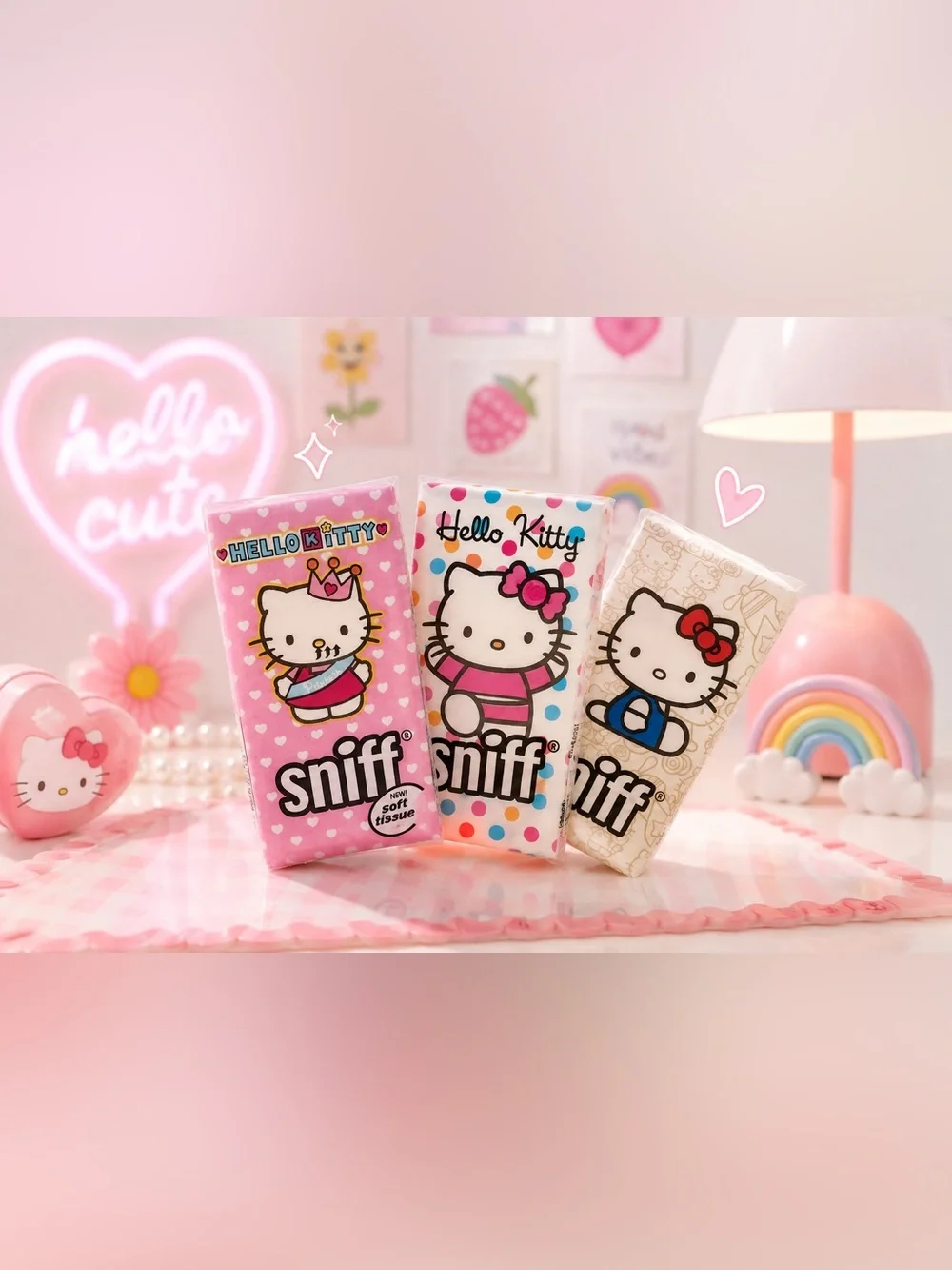 RARE HELLO KITTY TISSUES